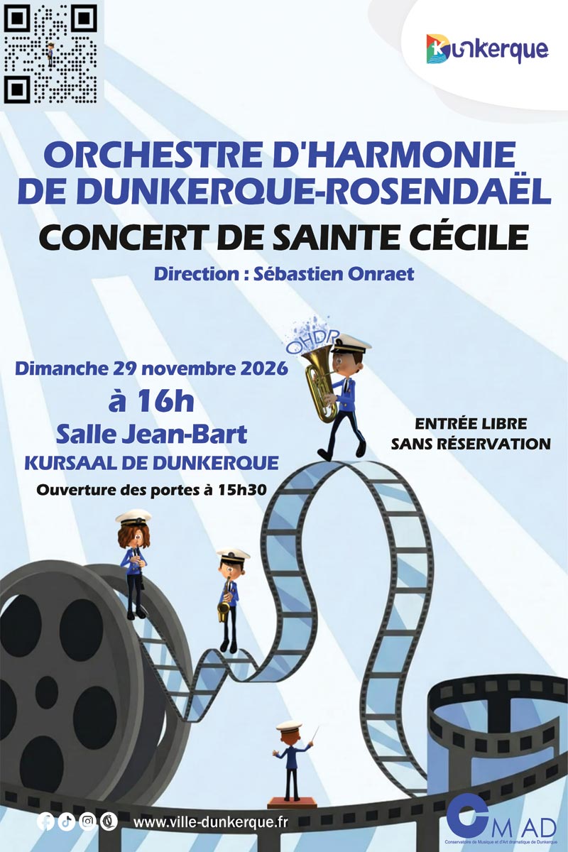 Concert de Ste Cécile - Orchestre d'Harmonie de Dunkerque-Rosendaël